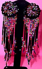 a beautiful vintage costume jewelry Juliana earrings unsigned