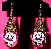 a beautiful vintage costume jewelry Juliana earrings unsigned