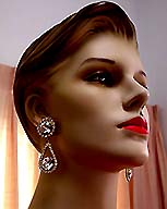 a beautiful vintage costume jewelry Juliana earrings unsigned