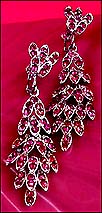 a beautiful vintage costume jewelry Juliana earrings unsigned