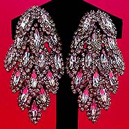a beautiful vintage costume jewelry Juliana earrings unsigned