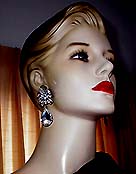 a beautiful vintage costume jewelry Juliana earrings unsigned