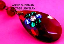 a beautiful vintage costume jewelry Juliana earrings unsigned