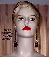 a beautiful vintage costume jewelry Juliana earrings unsigned