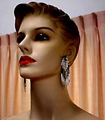 a beautiful vintage costume jewelry Juliana earrings unsigned