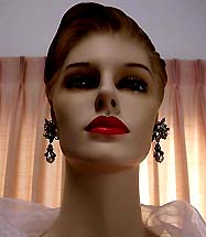 a beautiful vintage costume jewelry Juliana earrings unsigned
