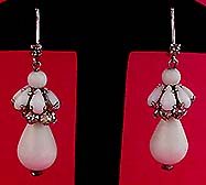 a beautiful vintage costume jewelry Juliana earrings unsigned