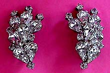 a beautiful vintage costume jewelry Juliana earrings unsigned