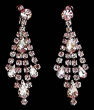 a beautiful vintage costume jewelry Juliana earrings unsigned