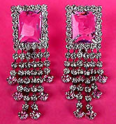 a beautiful vintage costume jewelry Juliana earrings unsigned