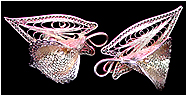 a beautiful VINTAGE COSTUME ESTATE ANTIQUE JEWELRY EARRINGS unsigned