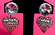 a beautiful vintage costume jewelry Juliana earrings unsigned