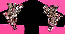 a beautiful vintage costume jewelry Juliana earrings unsigned