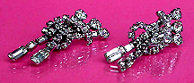 a beautiful vintage costume jewelry Juliana earrings unsigned