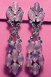 a beautiful vintage costume jewelry Juliana earrings unsigned