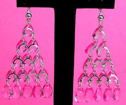 a beautiful VINTAGE COSTUME ESTATE ANTIQUE JEWELRY EARRINGS unsigned