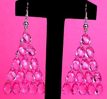 a beautiful VINTAGE COSTUME ESTATE ANTIQUE JEWELRY EARRINGS unsigned