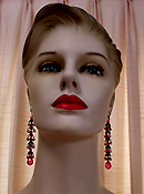 a beautiful vintage costume jewelry Juliana earrings unsigned