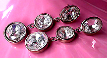 a beautiful vintage costume jewelry Juliana earrings unsigned