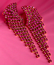 a beautiful vintage costume jewelry Juliana earrings unsigned