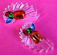 a beautiful vintage costume jewelry Juliana earrings unsigned