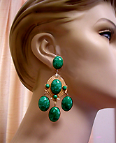 a beautiful VINTAGE COSTUME ESTATE ANTIQUE JEWELRY EARRINGS unsigned