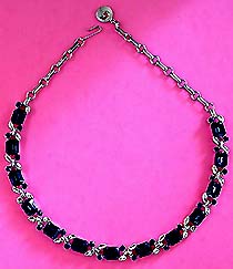 a beautiful vintage costume jewelry necklace Miriam Haskell