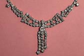 a beautiful vintage costume jewelry necklace signed Kramer