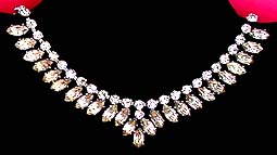 a beautiful vintage costume jewelry necklace Juliana