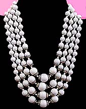 a beautiful vintage costume jewelry choker necklace unsigned