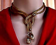 a beautiful vintage costume jewelry choker necklace unsigned