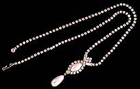 a beautiful vintage costume jewelry choker necklace unsigned