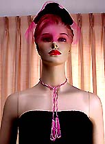 a beautiful vintage costume jewelry necklace