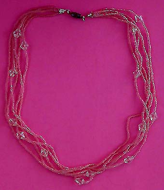 a beautiful vintage costume jewelry necklace unsigned