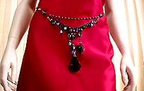 a beautiful vintage costume jewelry Juliana necklace