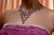 a beautiful vintage costume jewelry Juliana necklace