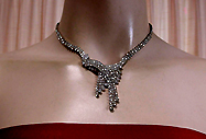 a beautiful vintage costume jewelry necklace