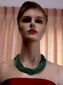 a beautiful vintage costume jewelry necklace