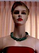 a beautiful vintage costume jewelry necklace