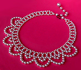 a beautiful vintage costume jewelry necklace