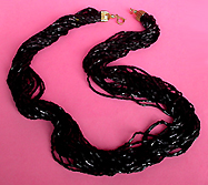 a beautiful vintage costume jewelry necklace
