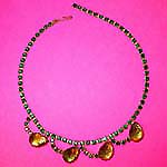 a beautiful vintage costume jewelry necklace Juliana