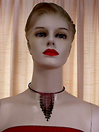 a beautiful vintage costume jewelry necklace