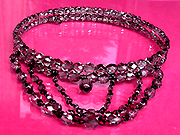 a beautiful vintage costume jewelry necklace