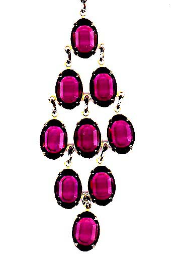 a beautiful vintage costume jewelry necklace unsigned