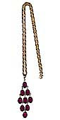 a beautiful vintage costume jewelry necklace unsigned