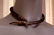 a beautiful vintage costume jewelry necklace