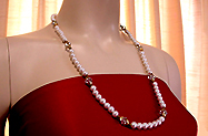 a beautiful vintage costume jewelry necklace