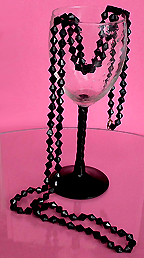 a beautiful vintage costume jewelry necklace