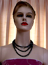 a beautiful vintage costume jewelry necklace